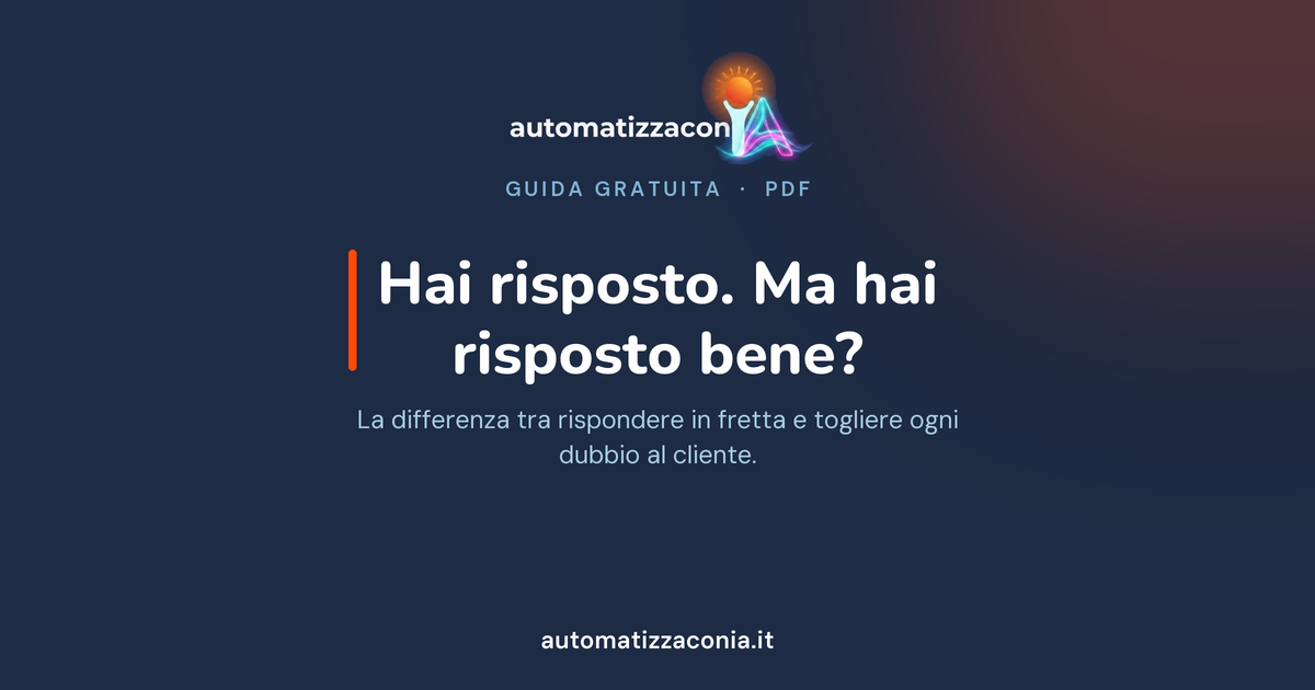 Copertina della guida «Hai risposto. Ma hai risposto bene?»